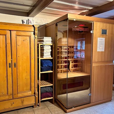 Rustikales Studio-Apartment Blockstube Im Haus Selma Großschönau エクステリア 写真