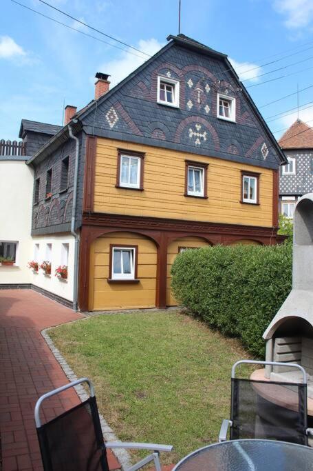 Rustikales Studio-Apartment Blockstube Im Haus Selma Großschönau エクステリア 写真